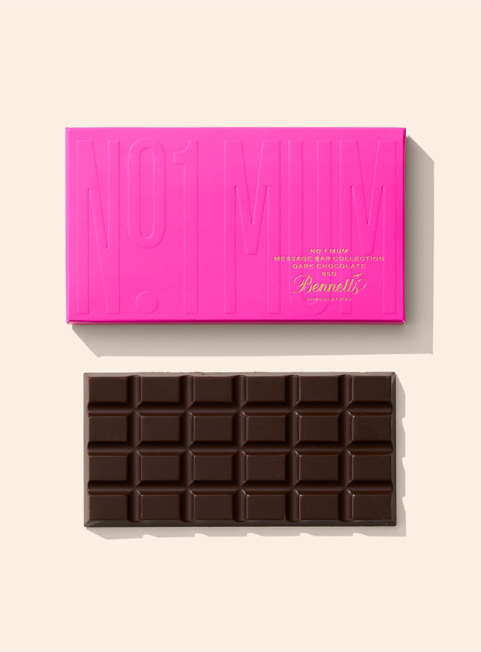 Mum Message Bar - Dark Chocolate