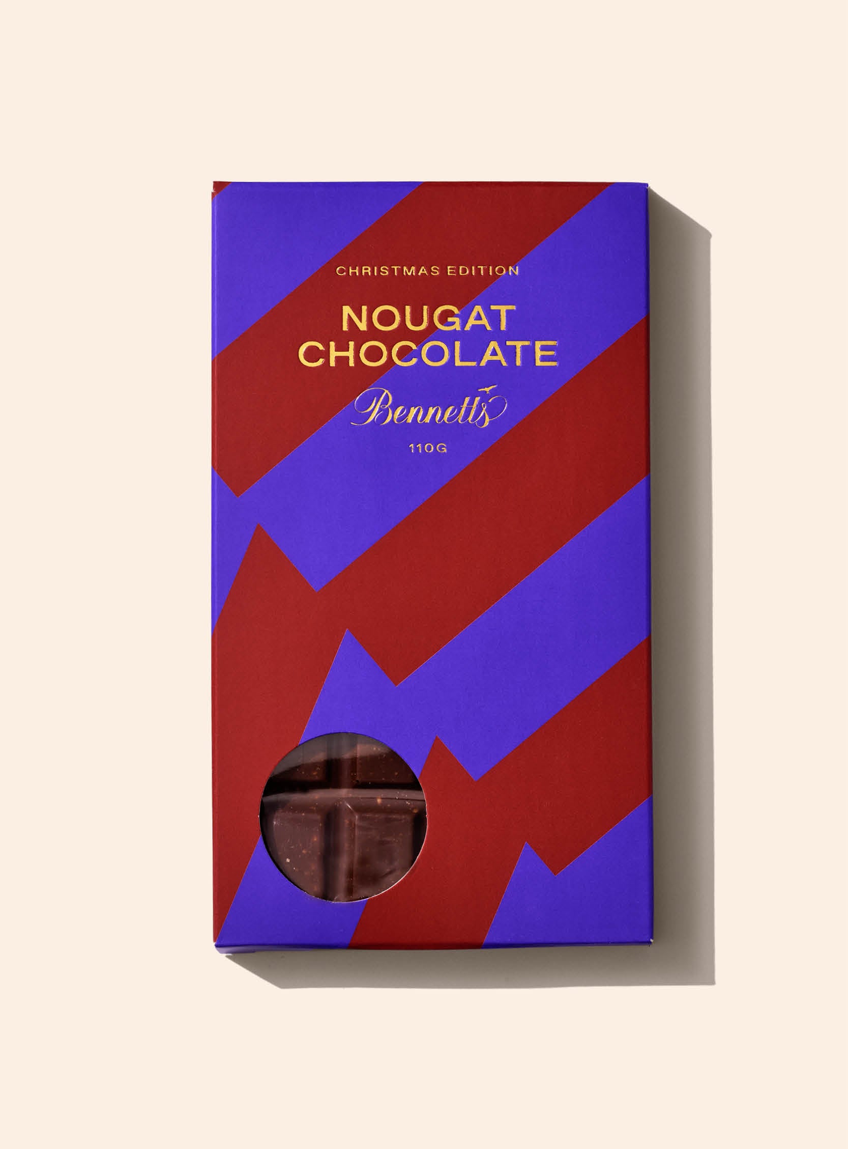 Christmas Nougat Chocolate Bar