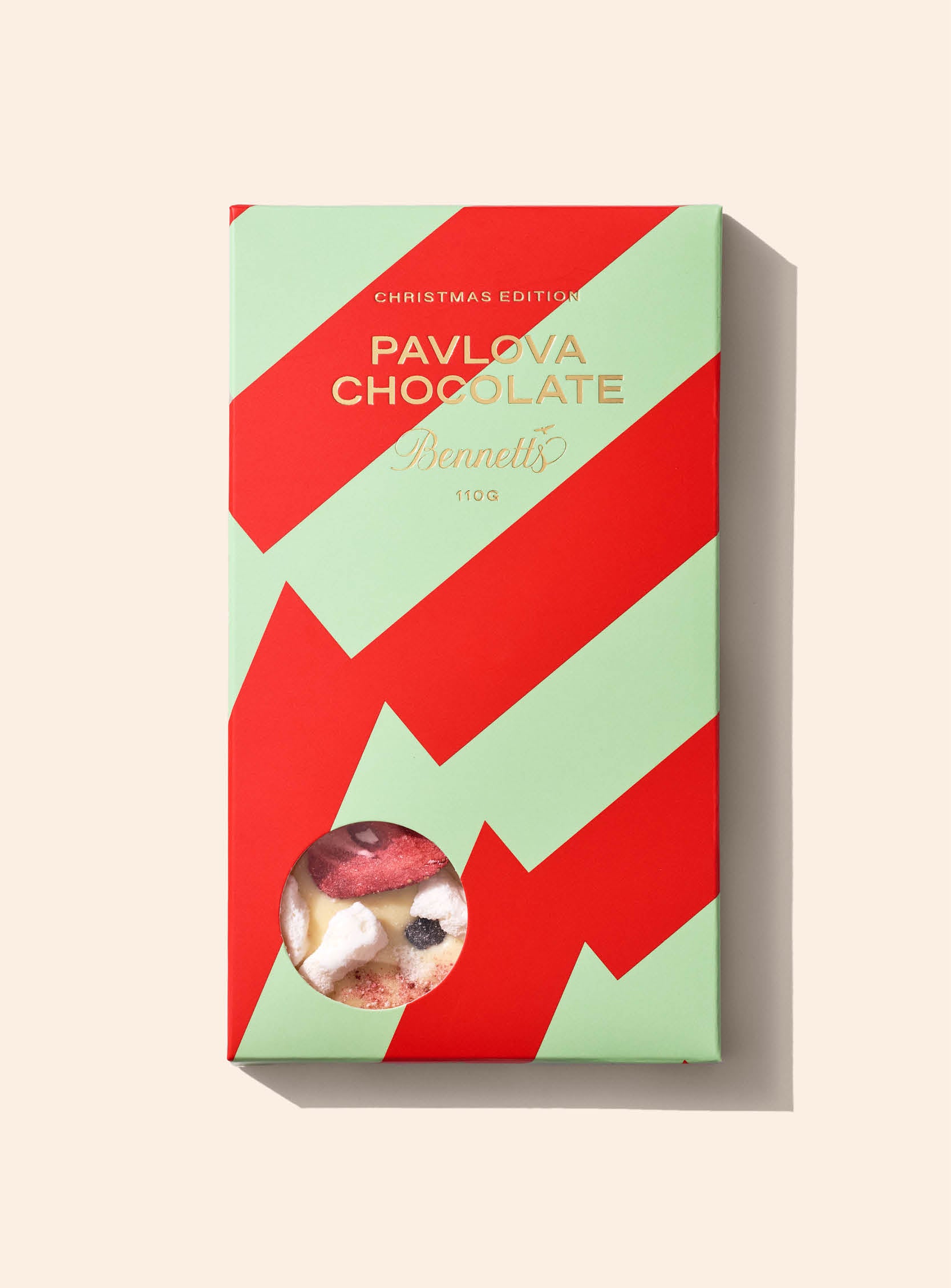 Christmas Pavlova Chocolate Bar