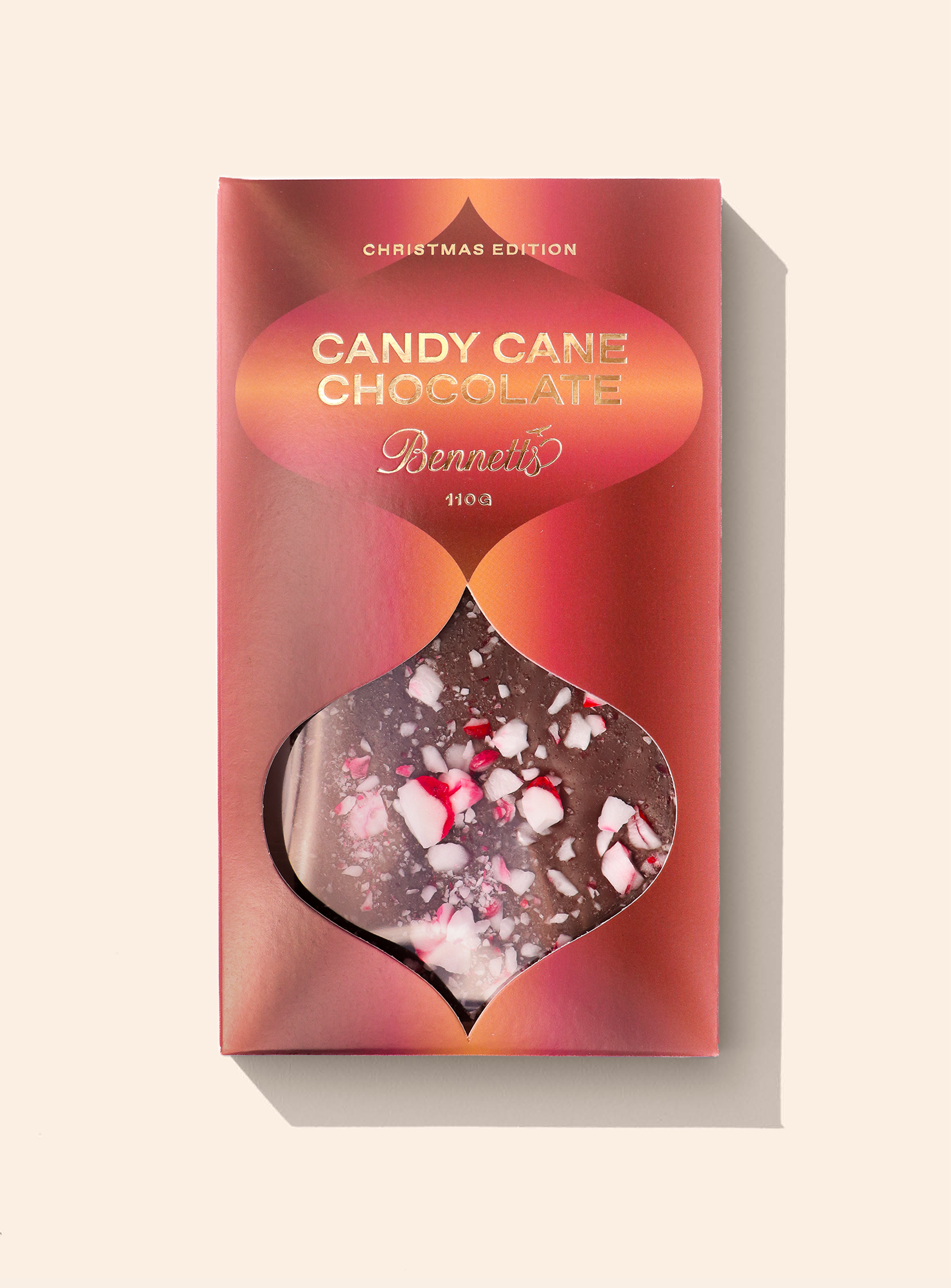 Christmas Candy Cane Chocolate Bar